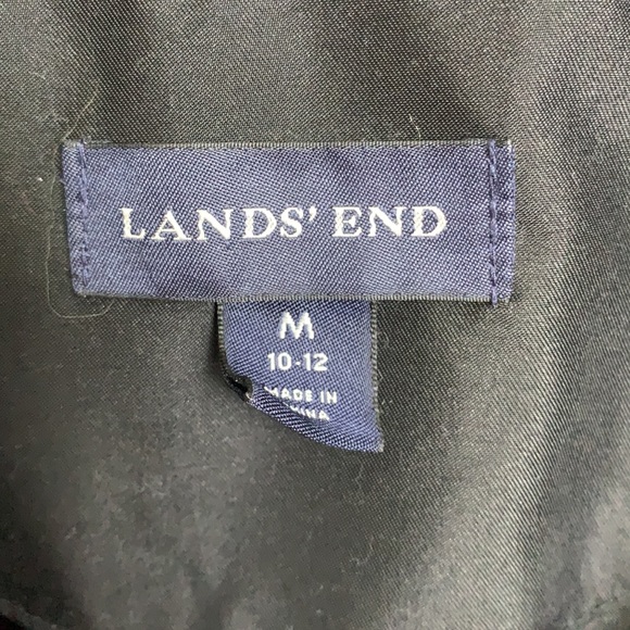 Lands End woman Black Windbreaker black Jacket - Picture 4 of 10